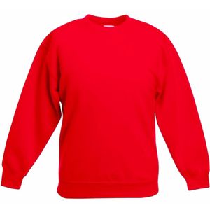 Rode katoenmix sweater voor jongens 14-15 jaar (170/176)  -