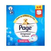 Page vochtig toiletpapier navul 42 vel (4 stuks)