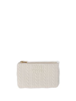 Miu Miu masque de nuit Duchesse - Blanc