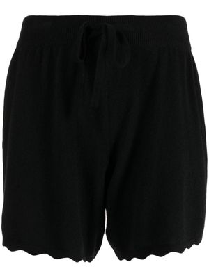 Lisa Yang short en cachemire à taille à lien de resserrage - Noir