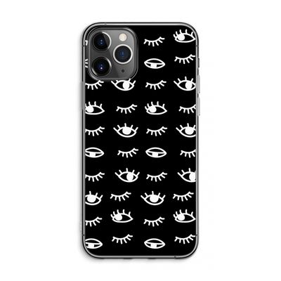 Eye pattern #3: iPhone 11 Pro Max Transparant Hoesje