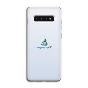 MSN: Samsung Galaxy S10 4G Transparant Hoesje