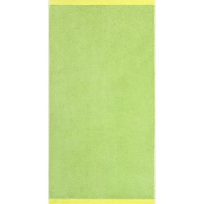Cawö Cawo Lifestyle Splash Doubleface 7071 Handdoek 50x100 pistazie/lemon