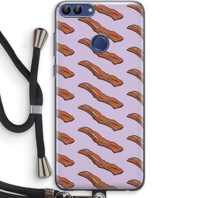 Bacon to my eggs #2: Huawei P Smart (2018) Transparant Hoesje met koord