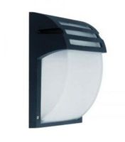 V-Tac  Wandlamp aluminium/glas  E27 zwart - 5085010