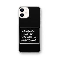 Schotelvod: iPhone 12 Transparant Hoesje
