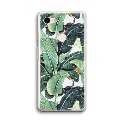 Bananenbladeren: Google Pixel 3 Transparant Hoesje