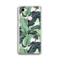 Bananenbladeren: Google Pixel 3 Transparant Hoesje