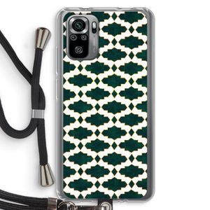 Moroccan tiles: Xiaomi Redmi Note 10S Transparant Hoesje met koord