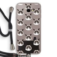 It's a Purrr Case: Samsung Galaxy J4 Plus Transparant Hoesje met koord It's a Purrr Case: Samsung Galaxy J4 Plus Transparant Hoesje met koord