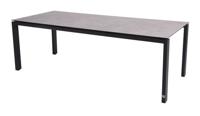 Goa Tafelframe Antracite Met HPL Tafelblad Slate Antracite 220 x 95 cm - 4so