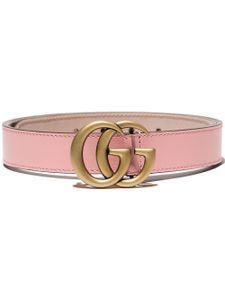 Gucci Kids ceinture à boucle Double G - Rose