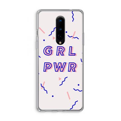 GRL PWR: OnePlus 8 Transparant Hoesje