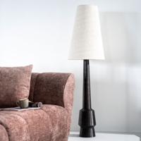 By-Boo Vloerlamp Dawn Bouclé en metaal, 146cm hoog - Beige - thumbnail