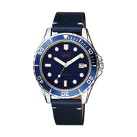 Q&Q A172J322Y Blauw (Ø 43 mm) Heren horloge