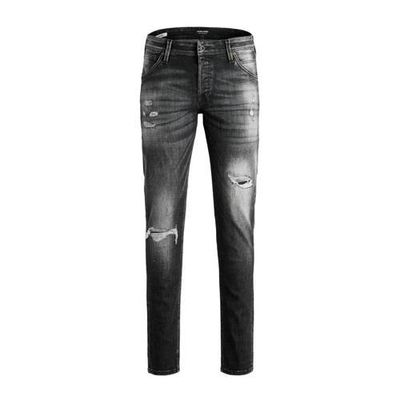 JACK & JONES JEANS INTELLIGENCE slim fit jeans Glenn Fox zwart JACK & JONES JEANS INTELLIGENCE slim fit jeans Glenn Fox zwart