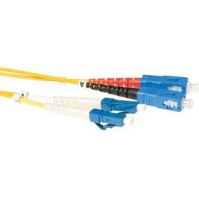 ACT 7 meter LSZH Singlemode 9/125 OS2 glasvezel patchkabel duplex met LC en SC connectoren