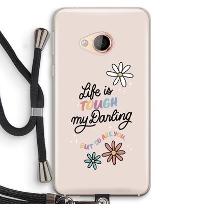 Tough Life: HTC U Play Transparant Hoesje met koord