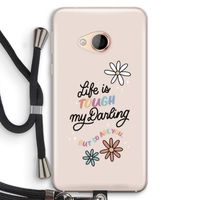 Tough Life: HTC U Play Transparant Hoesje met koord