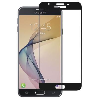Volledige lijm volledige cover Screen Protector gehard glas film voor Galaxy J7 Prime