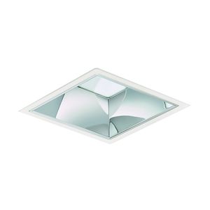 Philips LED Downlight LuxSpace Vierkantd DN572B 16.5W 2200lm 80D - 830  | 214mm - Aluminium Reflector
