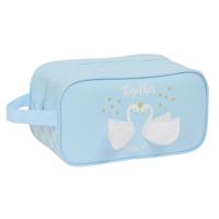 Reisschoenenrek Glow Lab Cisnes Licht Blauw 29 x 15 x 14 cm