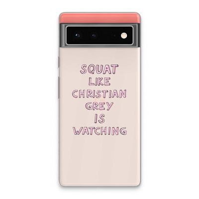 Christian Grey: Google Pixel 6 Transparant Hoesje