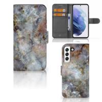 Samsung Galaxy S22 | Bookcase | Marmer Grijs
