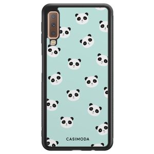 Samsung Galaxy A7 2018 hoesje - Panda print