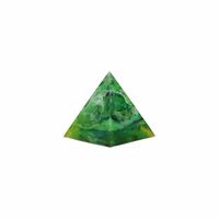 Orgonite Piramide Rozenkwarts/ Bergkristal/ Aventurijn (130 mm) - thumbnail