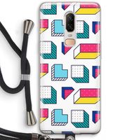 8-bit N°7: OnePlus 6 Transparant Hoesje met koord