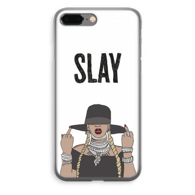 Slay All Day: iPhone 8 Plus Transparant Hoesje
