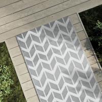 VidaXL Buitenkleed arakil 80x250 cm pp grijs