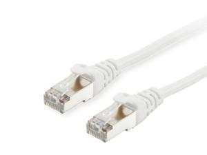 Equip 605515 RJ45 Netwerkkabel, patchkabel CAT 6 S/FTP 7.50 m Wit Vergulde steekcontacten 1 stuk(s)