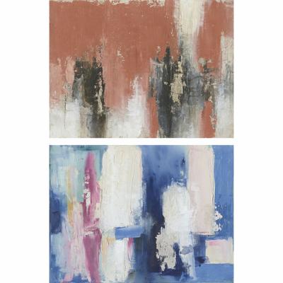 Schilderij DKD Home Decor Abstract 120 x 4 x 90 cm Modern (2 Stuks)