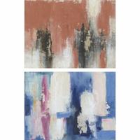 Schilderij DKD Home Decor Abstract 120 x 4 x 90 cm Modern (2 Stuks)