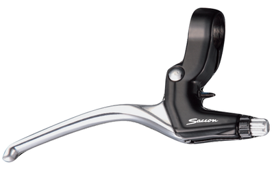 Saccon Remgrepenset 4-vinger v-brake zilver/zwart 2-delig