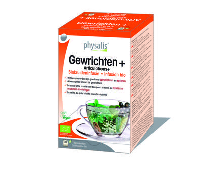 Physalis Biokruideninfusie Gewrichten+ Thee 20Stuks Physalis Biokruideninfusie Gewrichten+ Thee 20Stuks