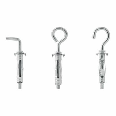 Set van haken, oogbouten en hangers Rapid Ø 8 x 32 mm Metaal Uitbreiding 12 Stuks