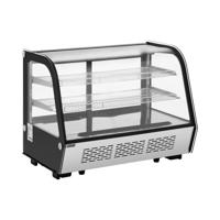 Koelvitrine - 160 L - 3 niveaus - RVS Koelvitrine - 160 L - 3 niveaus - RVS
