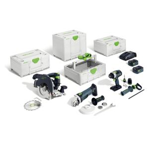 Festool HKC 55/TPC 18/AGC 18/TB 137 Accu Combiset Bouwtimmeren - 578025