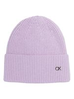 Calvin Klein bonnet en maille Re-lo à design nervuré - Violet