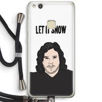 Let It Snow: Huawei Ascend P10 Lite Transparant Hoesje met koord