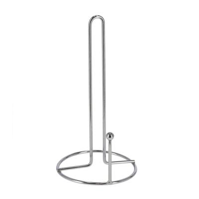 Gerimport Keukenrolhouder - zilverkleurig - metaal - 28 cm