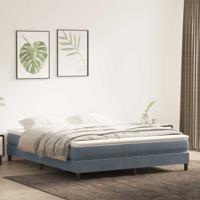 Boxspringbed zonder matras 180x220 cm fluweel donkergrijs