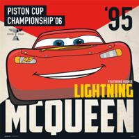 Kunstdruk Disney Cars Piston Cups 30x30cm