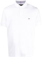 Tommy Hilfiger polo à patch logo - Blanc