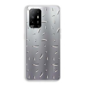 Hipster stripes: Oppo A95 5G Transparant Hoesje