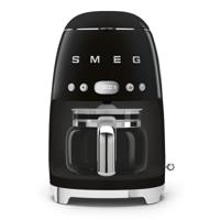 SMEG - Koffieapparaten - DCF02BLEU Filterkoffieapparaat Zwart
