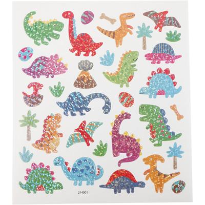 Creativ Company Stickers, dino&apos;s, vel 15x16,5 cm, 1 vel